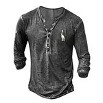 Mens Shirts Sale Clearance Cheap Men's Cotton Classic Scottish Jacobite Ghillie Kilt Shirt Long Sleeve Cozy Lace-up Pirate Shirts Medieval Vintage Costume Tops Workout Sweatshirt Bottoming Shirts Tops