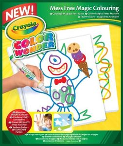 Crayola Colour Wonder Drawing Paper-30 Sheets Mess-Free Magic Colouring