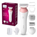 Philips Female Grooming Lady Shaver Series 6000, Cordless Wet & Dry use, 7 accessories, BRL146/00