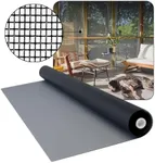 DOCA Window Screen Replacement & Repair Kit - 48" x 118" Fiberglass Mesh Roll - Easy DIY for Window Screen, Door, Pool, Porch, or Patio - Durable, Cut-to-Fit Charcoal Screen for Home Use