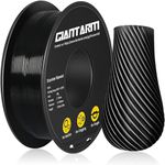 GIANTARM PETG 3D Printer Filament 1.75mm Black, Dimensional Accuracy +/-0.03mm, 1kg (2.2lbs), 1080 Feet （330m）per Roll, Vacuum Packaging, Toughness Enhanced, Fit for Most 3D FDM Printer