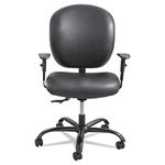 Safco Products Alday 24/7 Task Chair, Black Vinyl