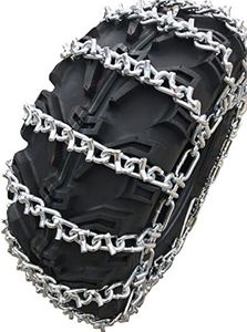 TireChain.com 26 X 10 X 14, 26 10 14 ATV UTV 2 Link V Bar Tire Chains set of 2