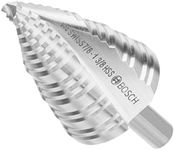 Bosch SDC10 1/4 in. to 1-3/8 in. High-Speed Steel Turbo Step Drill Bit