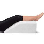 Bluemoon Bedding Leg Elevation Pillow For Sleeping Post Surgery Bed Rest Foam Wedge Pillows For Leg & Knee, Helps uce Foot, Hip & Lower Back Pain, Improves CirculationIncludes Removable Cover