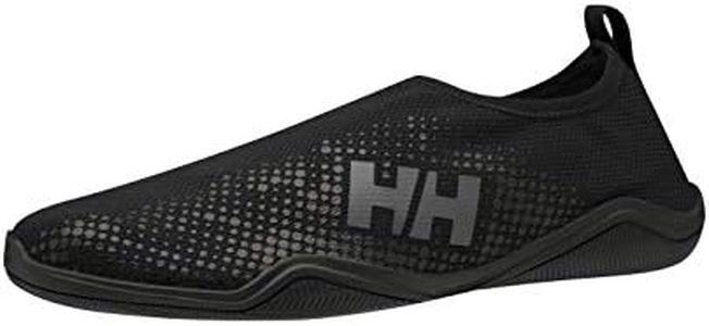 Helly Hansen Men's Crest Watermoc Water Shoes, Black Charcoal, 9.5 UK