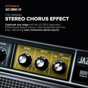 Roland JC-120 Jazz Chorus Guitar Amplifier – Stereo Combo Amp