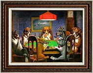 Eliteart-Dogs Playing Poker by Cass