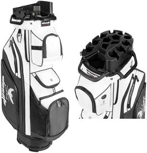 wosofe 14-Way Golf Cart Bag, Quiet T-Lock Club Protection Organizer