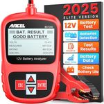 ANCEL BST200 Battery Tester 12V Automotive, Car Battery Tester 100-1100 CCA Battery Load Tester Tool Digital Analyzer for Car Truck Motorcycle SUV Boat and More