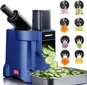MOGAN 8-In-1 Electric Vegetable Cutter, Commercial Vegetable Dicer Slicer