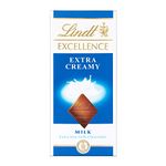 Lindt Excellence Extra Creamy Chocolate 100 g (Pack of 5)