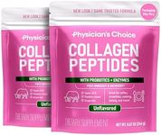 Collagen Peptides Powder - Hydrolyzed Protein(Type I & III) - Digestive Enzymes - Keto Collagen Powder for Women & Men - Hair, Skin, Joints & Workout Recovery Aid - Grass Fed, Non-GMO - Two-pack