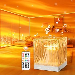 PIKOY Northern Lights Aurora Projector, 15White Noise 18Colors Lighting Galaxy Projector Sensory Lights, Remote Timer Night Light for Bedroom,LightProjector for Teen Gifts