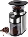 Conical Burr Coffee Grinder, Electric Coffee Grinder with 19 Grind Settings, Stainless Steel for Drip, Percolator, French Press, Espresso - SYCG-801_Intexca