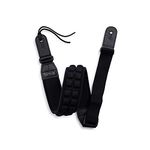 KLIQ AirCell Guitar Strap, Long, for Bass & Electric Guitar with 3" Wide Neoprene Pad and Adjustable Length from 124-155 cm