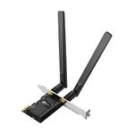 TP-Link AX1800 Wi-Fi 6 Bluetooth 5.2 PCIe Adapter for PC (Archer TX20E) - 802.11AX Dual Band Wireless Adapter with MU-MIMO, WPA3, Supports Windows 11, 10 (64bit) Only, Easy Setup