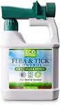 Eco Defense Flea, Tick, and Mosquito Spray for Yard and Perimeter - Safe Around Kids, Pets, Plants - Outdoor Barrier Control & Repellent - Ready-to-Spray Covers Up to 5,000 sq ft