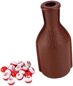 BIUDECO Set dice Bottle Billiard Shaker Bottle Shaker Bottle with Numbered Balls Shaking Tally peas Balls Billiard Accessories Tally Balls and Pea Pool Shaker Bottle Shaker Cup Billiards