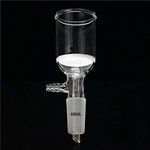 ABG BOROSILICATE GLASS VACUUM BUCHNER FILTER FUNNEL WITH CONE. CAPACITY 35ML. ONE UNIT