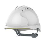 JSP EVO2 Safety Helmet Vented White (AJF030-000-100), 53-64