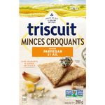 TRISCUIT Thin Crisps Parmesan Garlic Crackers 200 g