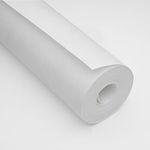 WINSOME 2500 Grade Lining Paper for Walls - Heavy Duty Plain White Lining Paper Thick Paintable Kitchen Bedroom Wallpaper Paint Shield for New Damaged Walls - Single 10M Roll