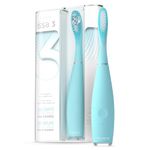 FOREO ISSA 3 Mint Rechargeable Electric Ultra-Hygienic Sonic Toothbrush with Silicone & PBT Polymer Bristles