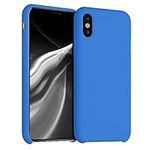 kwmobile Case Compatible with Apple iPhone X Case - TPU Silicone Phone Cover with Soft Finish - Sea Breeze