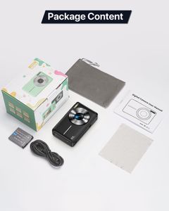 Compact Digital Camera 44MP 1080P – Black