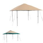 Garden Winds Custom Fit Replacement Canopy Top Cover Compatible with Coleman Oasis 1606532, 2156426, 2156428 13x13 Single Tier Tent - Upgraded Performance RIPLOCK 350 Fabric- Beige