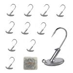 RuiJiaXiang 10(g) 20pcs jig heads Stand up jig heads Soft plastic bait hooks Soft bait hooks Freshwater Seawater Universal Angler Gift