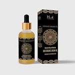 Hairfluencer Premium Argan Oil - Cold Pressed ECO Certified Moroccan Argan Oil in Glass Bottle with Pipette for Radiant Hair and Healthy Skin