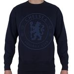 Chelsea FC Official Football Gift Boys Crest Sweatshirt Top Navy 12-13 Years