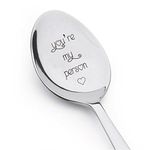 Boston Creative Company You're My Person - Little Heart- Boyfriend - Girlfriend - Best Friends - Friendship Spoon Gift - Friendship day Gift