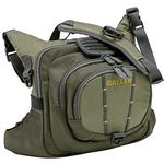 Allen Boulder Creek Fishing Chest Pack, Olive, 45-inch