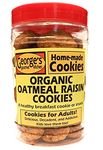 George's Gourmet Kitchen Organic Home Made Oatmeal Raisin Cookies - 275 Grams