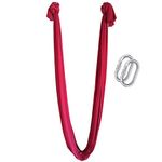 Streetup India® Lycra Fabric Aerial Swing/Yoga Hammock With 20 Feet Long Fabric With 2 Carabiner