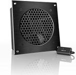 AC Infinity AIRPLATE S3, Quiet Cooling Fan System 6" with Speed Control, for Home Theater AV Cabinets
