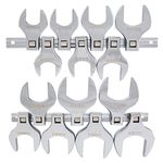 Sunex 9721A 14 Pc 1/2" Dr. Jumbo SAE Crowfoot Wrench Set CRV