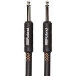 Roland Black Series 25Ft /7.5M Instrument Cable, Straight 1/4" Jack - Ric-B25