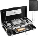 FineFlame Camping Stove, Propane Portable Camp Stove, 20400BTU-3Burners