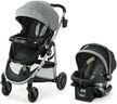 Graco Modes Pramette Travel System, 3-in-1 Baby Stroller and Car Seat Combo with SnugRide SnugLock 35 Infant Car Seat, Rear-Facing from 1.8-16 kg (4-35 lb), Ellington