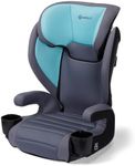 Safety 1st Grow and Go 2-in-1 Booster Car Seat with ComfortWings, Converts High-Back to Backless, 19" Wide, Fits 3 Across, Lightweight, Foldable, Easy-Clean, Cup Holders, 40-100 lbs, Beach Wave