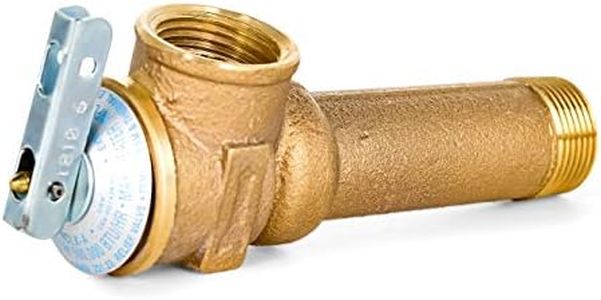 Camco 10427 3/4" Temperature and Pressure Relief Valve with 3-5/16" Long Shank