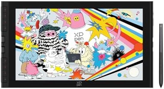 XPPen Artist 16 3rd Drawing Tablet with Screen, 15.4"Pen Display with 16K Pressure Stylus, Anti-Glare Etched Glass, 2 Scroll Wheels & 8 Hotkeys, Include Foldable Stand, Compatible with Mac/Win/Android