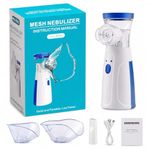 Portable Nebulizer & Humidifier for Baby & Adults | Compact, Silent, Self-Cleaning Machine with Long Battery Life | Effective for Asthma, Cough, Sinus & Allergy Relief at Home