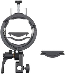 Godox S3 Speedlite Bracket for Bowens Mount, 2025 Upgraded S2 S-Type Version, Smaller & Lighter Flash Holder for Reflector, Snoot, Umbrella and Softbox