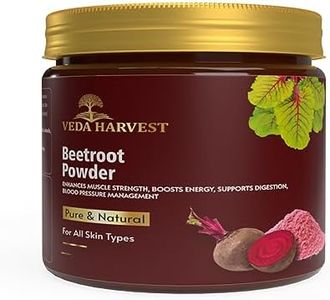 VEDAHARVEST Beetroot Powder 150Gm For Face | Lips | Hair | Drinking | Eating | Immunity | Pre -Workout | Improves Heart Health & Support Blood Pressure Level |Eco-Friendly Packaging