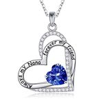 Nana Gifts Nana Birthston Necklaces, 925 Sterling Silver Birthstone Jewelry Necklace for Nana Mothers Valentines Day Gifts for Nana Christmas Birthday Gifts for Nana Grandma, Sterling Silver, created